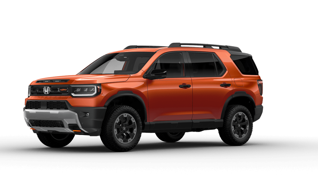 Honda Passport in Sunset Orange