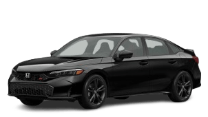Learn about the 2025 Honda Civic Si exterior color options 2025 Honda Civic Si in Crystal Black Pearl