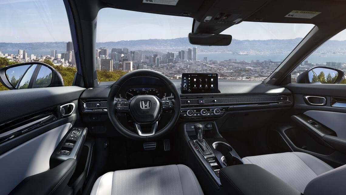 Interior of Honda Civic Sedan