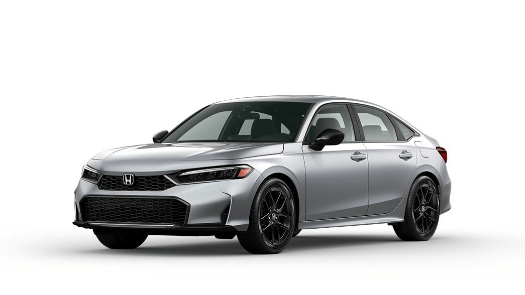 Learn about the key features of the Honda Civic Sport Hybrid Honda Civic Sport Hybrid in Solar Silver Metallic