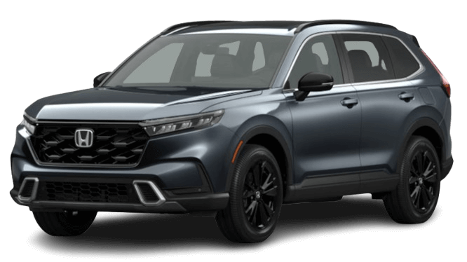 Learn about the color options of the Honda CR-V Hybrid Honda CR-V Hybrid in Meteorite Gray Metallic