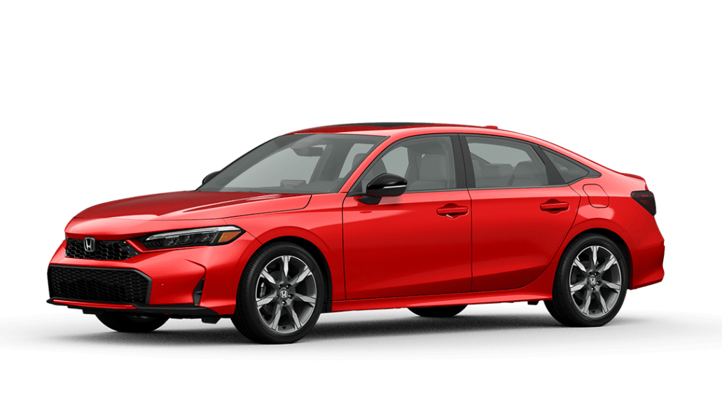 Honda Civic Sedan in Rallye Red