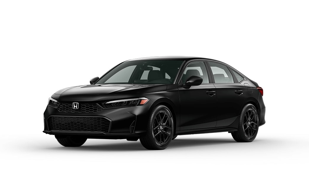 Learn about the key features of the Honda Civic Sport Honda Civic Sport in Crystal Black Pearl