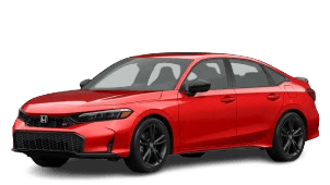 Learn about the 2025 Honda Civic Si exterior color options 2025 Honda Civic Si in Rallye Red