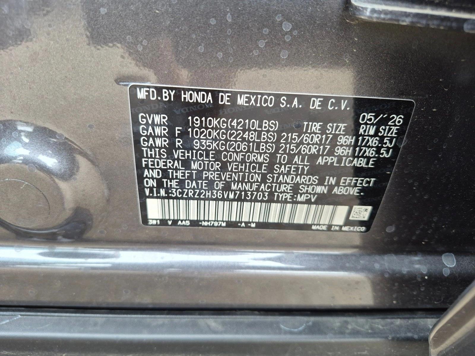 2027 Honda HR-V LX - Photo 16