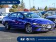 New 2026 Hyundai Elantra Hybrid Blue Sedan