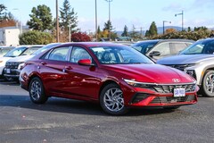 2026 Hyundai Elantra Hybrid Blue Sedan