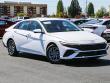New 2026 Hyundai Elantra Hybrid Blue Sedan