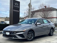 2026 Hyundai Elantra Hybrid Blue Sedan