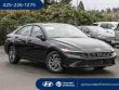 New 2026 Hyundai Elantra Hybrid Blue Sedan