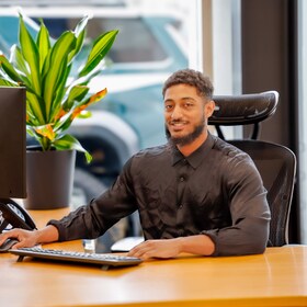 Staff member Robel Gebre from ID_f7ae4f