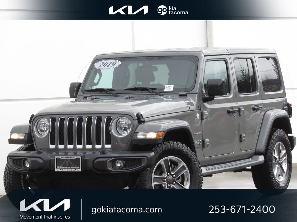 Used 2019 Jeep Wrangler Unlimited Sahara 4x4 SUV
