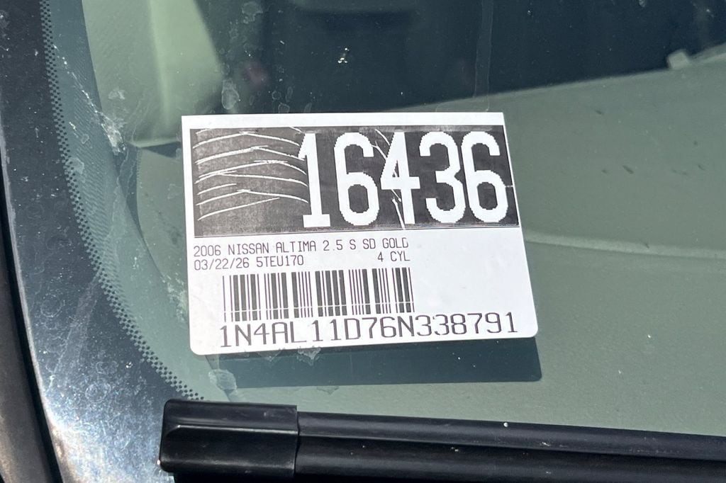 2006 Nissan Altima 2.5 S photo 3