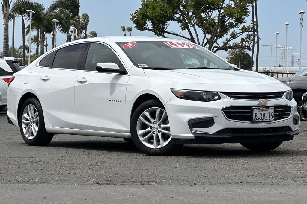 Used 2018 Chevrolet Malibu 1LT with VIN 1G1ZD5ST0JF242701 for sale in Ventura, CA