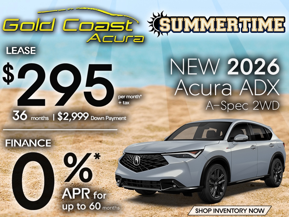 Acura ADX Lease and Finance Offers | Gold Coast Acura