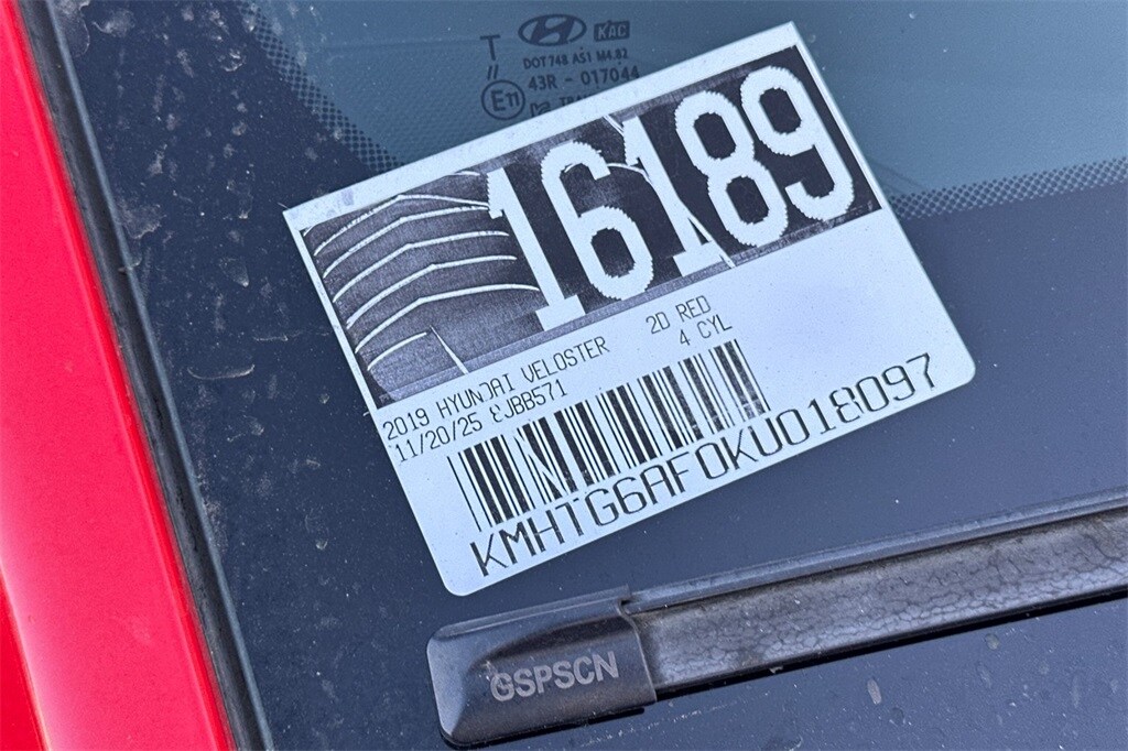 Used 2019 Hyundai Veloster 2.0 Hatchback