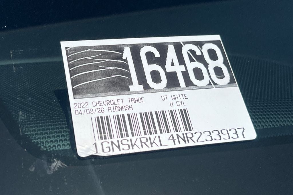 2022 Chevrolet Tahoe RST photo 3