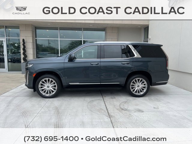 Certified 2021 Cadillac Escalade Premium Luxury with VIN 1GYS4BKL4MR386305 for sale in Oakhurst, NJ