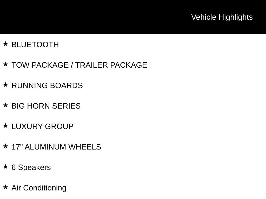 Used 2016 Ram 1500 Big Horn