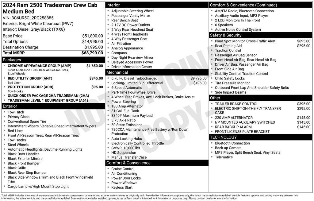 2024 RAM Ram 2500 Pickup Tradesman - Photo 54