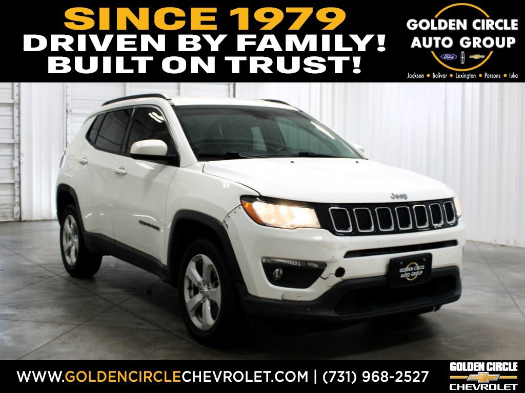 Used 2020 Jeep Compass Latitude with VIN 3C4NJDBB7LT244003 for sale in Lexington, TN