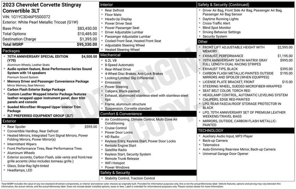 2023 Chevrolet Corvette 3LT - Photo 53