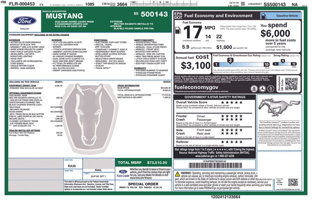 2025 Ford Mustang Dark Horse - Photo 50
