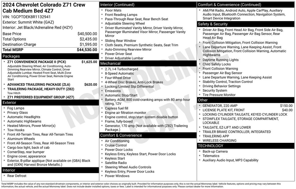 2024 Chevrolet Colorado Z71 - Photo 57