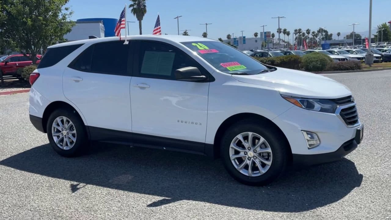 Used 2020 Chevrolet Equinox LS with VIN 3GNAXHEV6LS504494 for sale in Salinas, CA