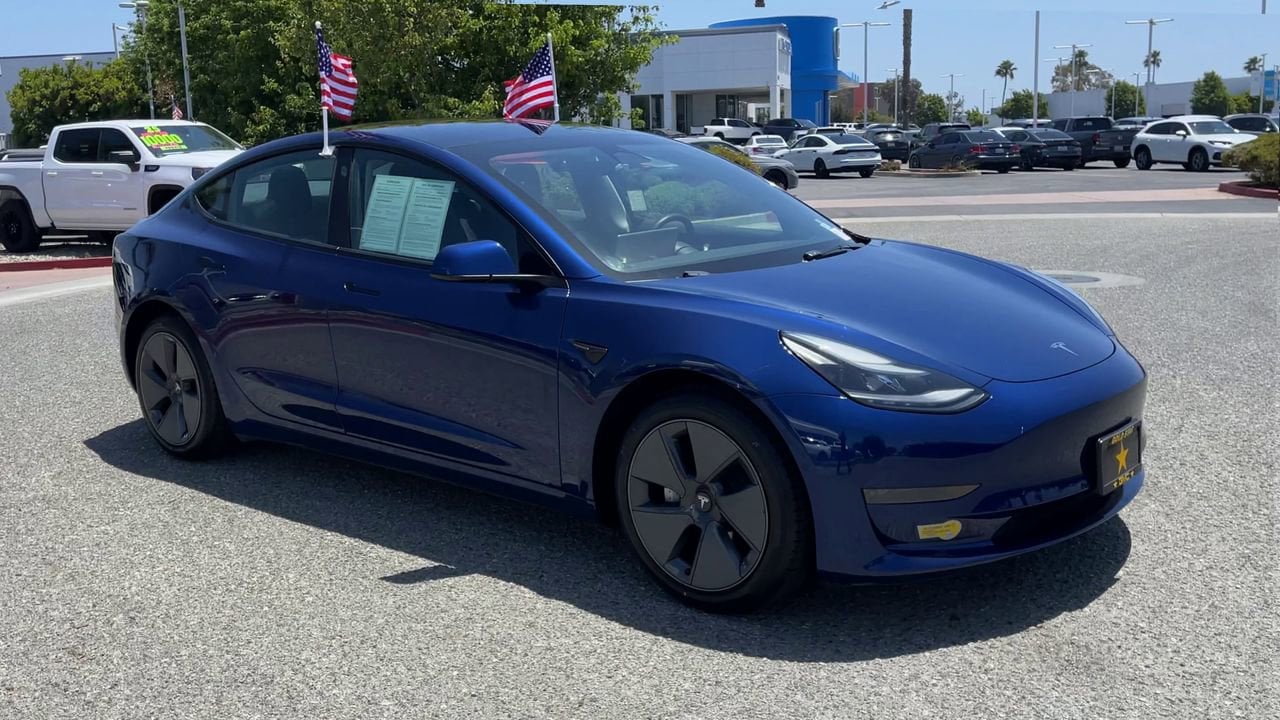 Used 2022 Tesla Model 3 Base with VIN 5YJ3E1EA7NF317935 for sale in Salinas, CA