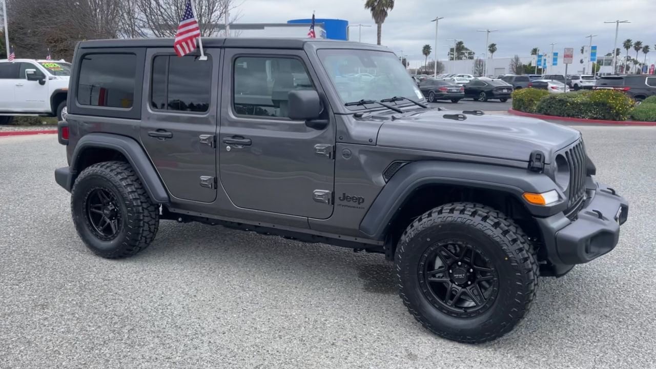 Used 2024 Jeep Wrangler 4-Door Sport S with VIN 1C4PJXDN5RW108344 for sale in Salinas, CA