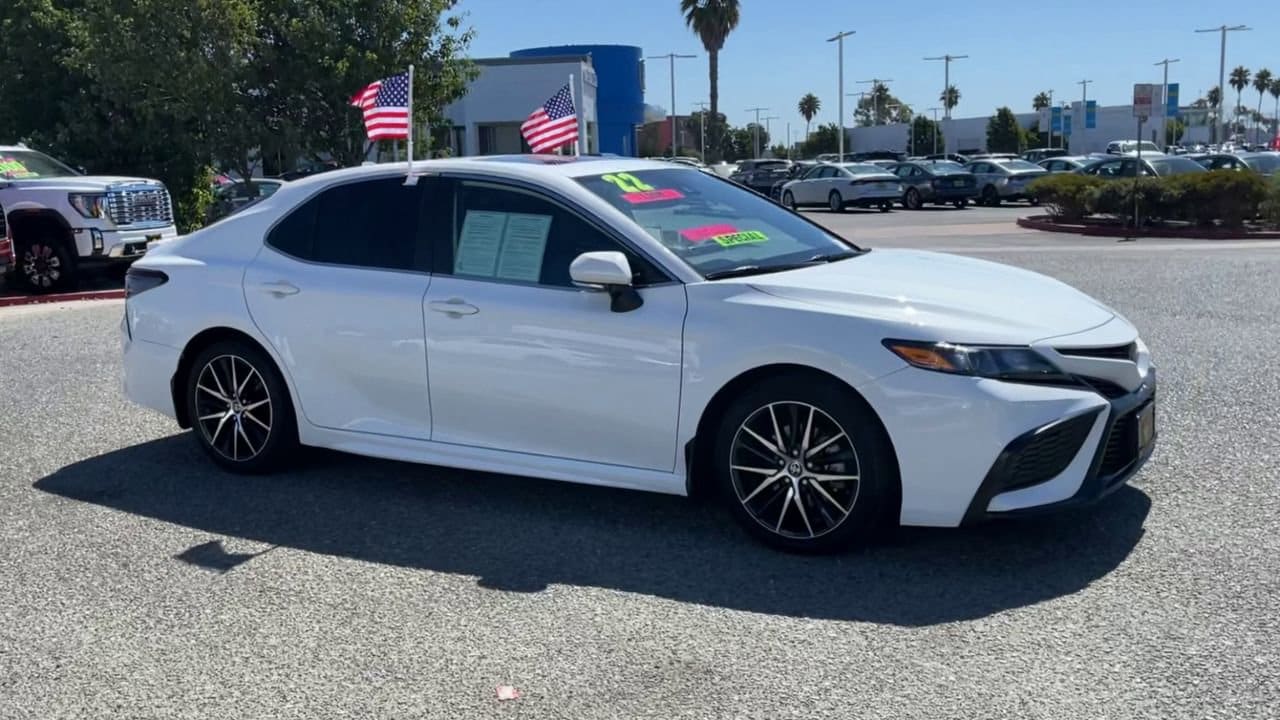 Used 2022 Toyota Camry SE with VIN 4T1S31AK1NU588542 for sale in Salinas, CA