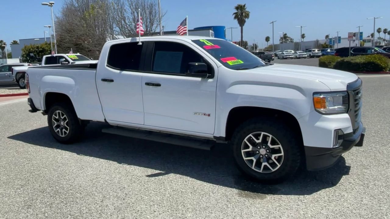 Used 2021 GMC Canyon AT4 with VIN 1GTG6FEN9M1148166 for sale in Salinas, CA