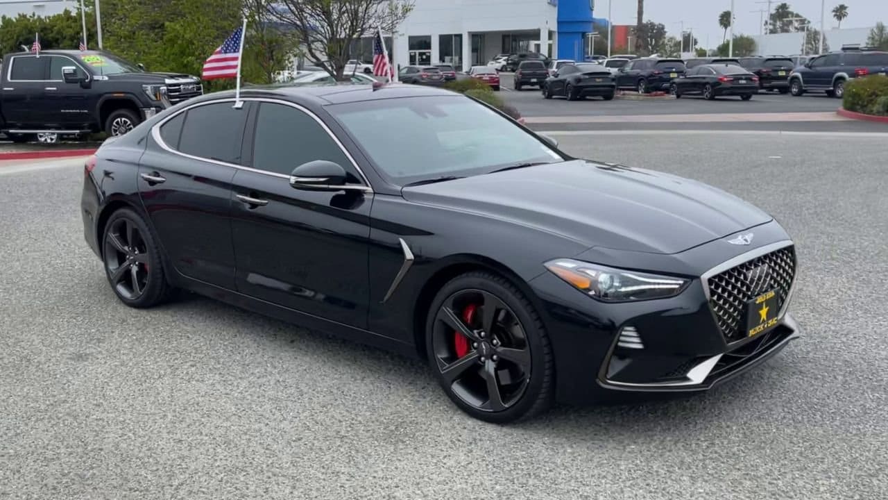 Used 2021 GENESIS G70 Standard with VIN KMTG34LE6MU071739 for sale in Salinas, CA