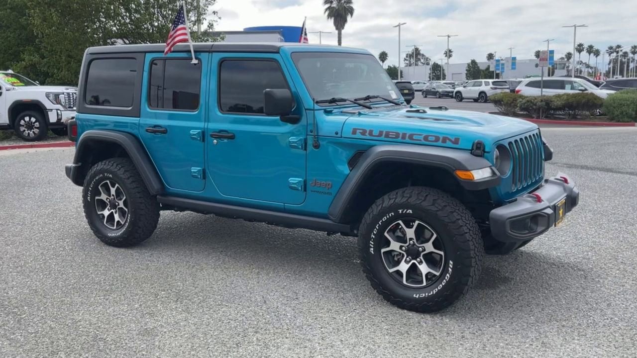 Used 2020 Jeep Wrangler Unlimited Rubicon with VIN 1C4HJXFG6LW288458 for sale in Salinas, CA