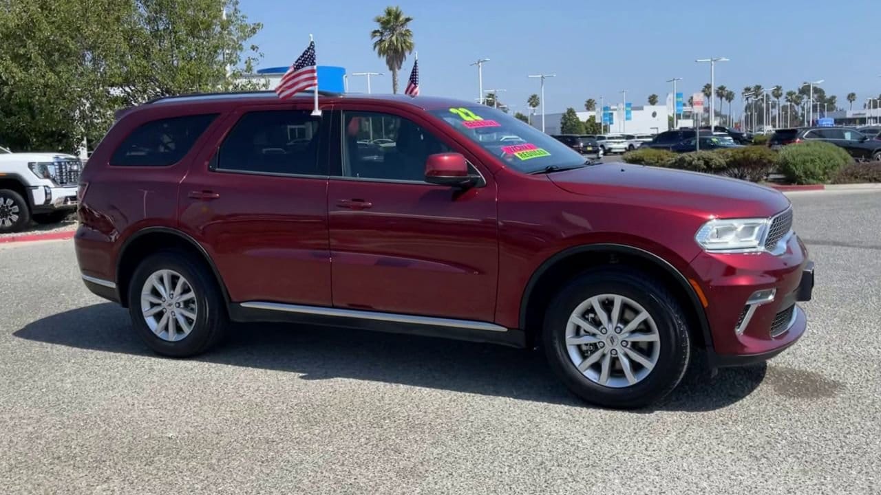 Used 2022 Dodge Durango SXT with VIN 1C4RDJAG2NC222879 for sale in Salinas, CA