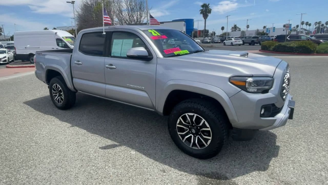 Used 2021 Toyota Tacoma TRD Sport with VIN 3TMAZ5CN6MM156223 for sale in Salinas, CA