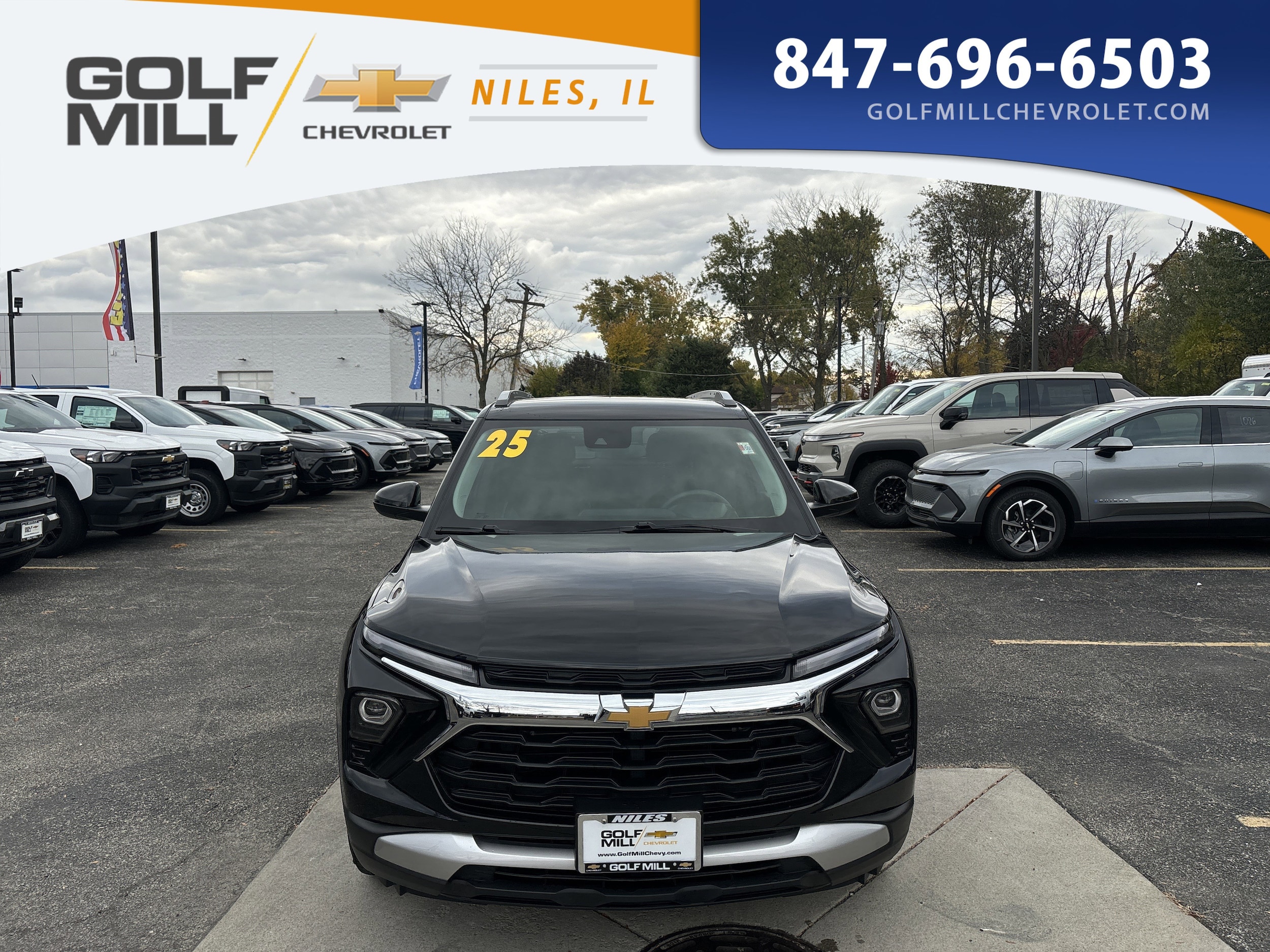 Used 2025 Chevrolet Trailblazer LT with VIN KL79MPSP7SB018742 for sale in Niles, IL