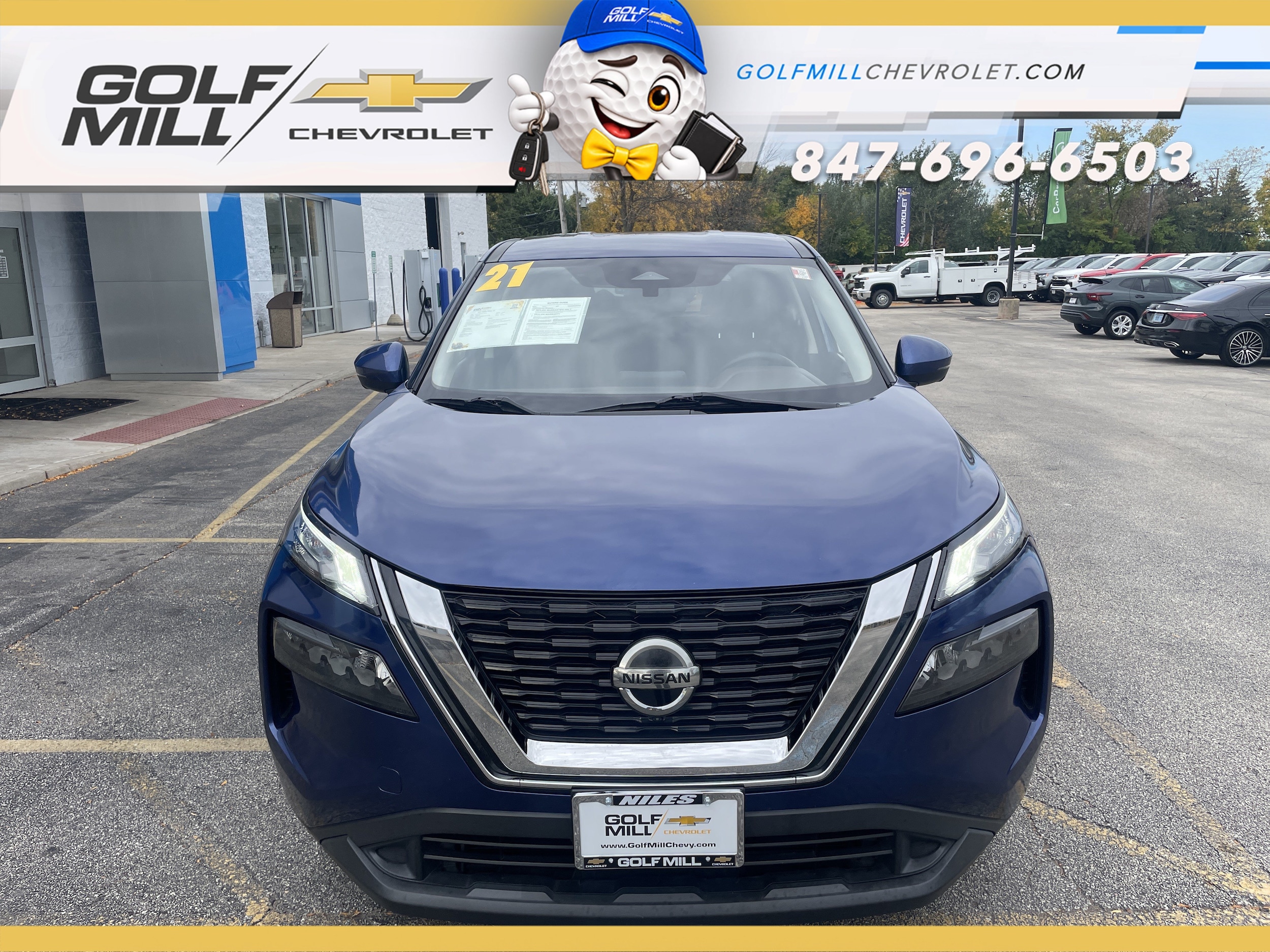 Used 2021 Nissan Rogue SV with VIN 5N1AT3BB7MC712212 for sale in Niles, IL
