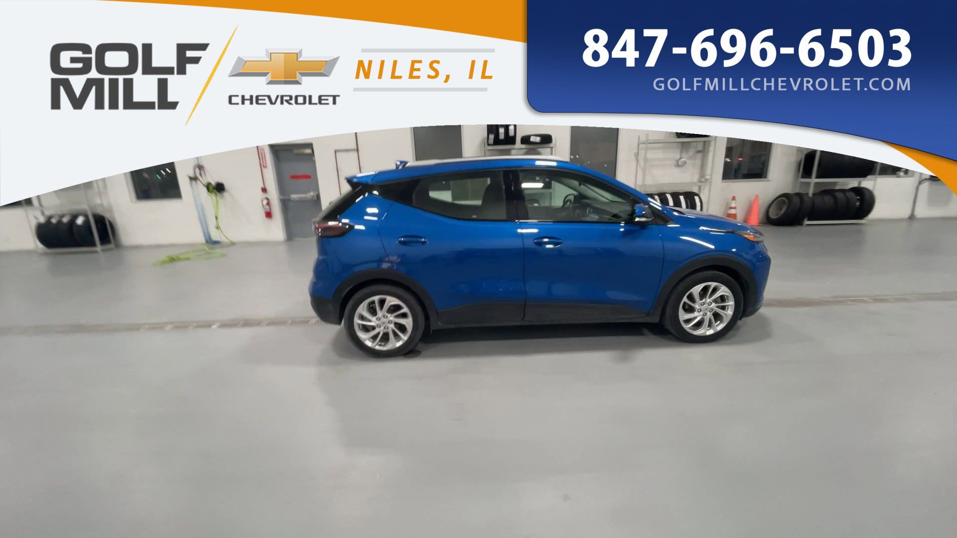 Used 2022 Chevrolet Bolt EUV LT with VIN 1G1FY6S09N4115255 for sale in Niles, IL