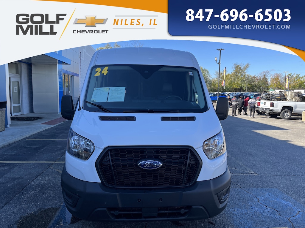 Used 2024 Ford Transit-250 Cargo Van 148 WB Medium Roof Cargo Van