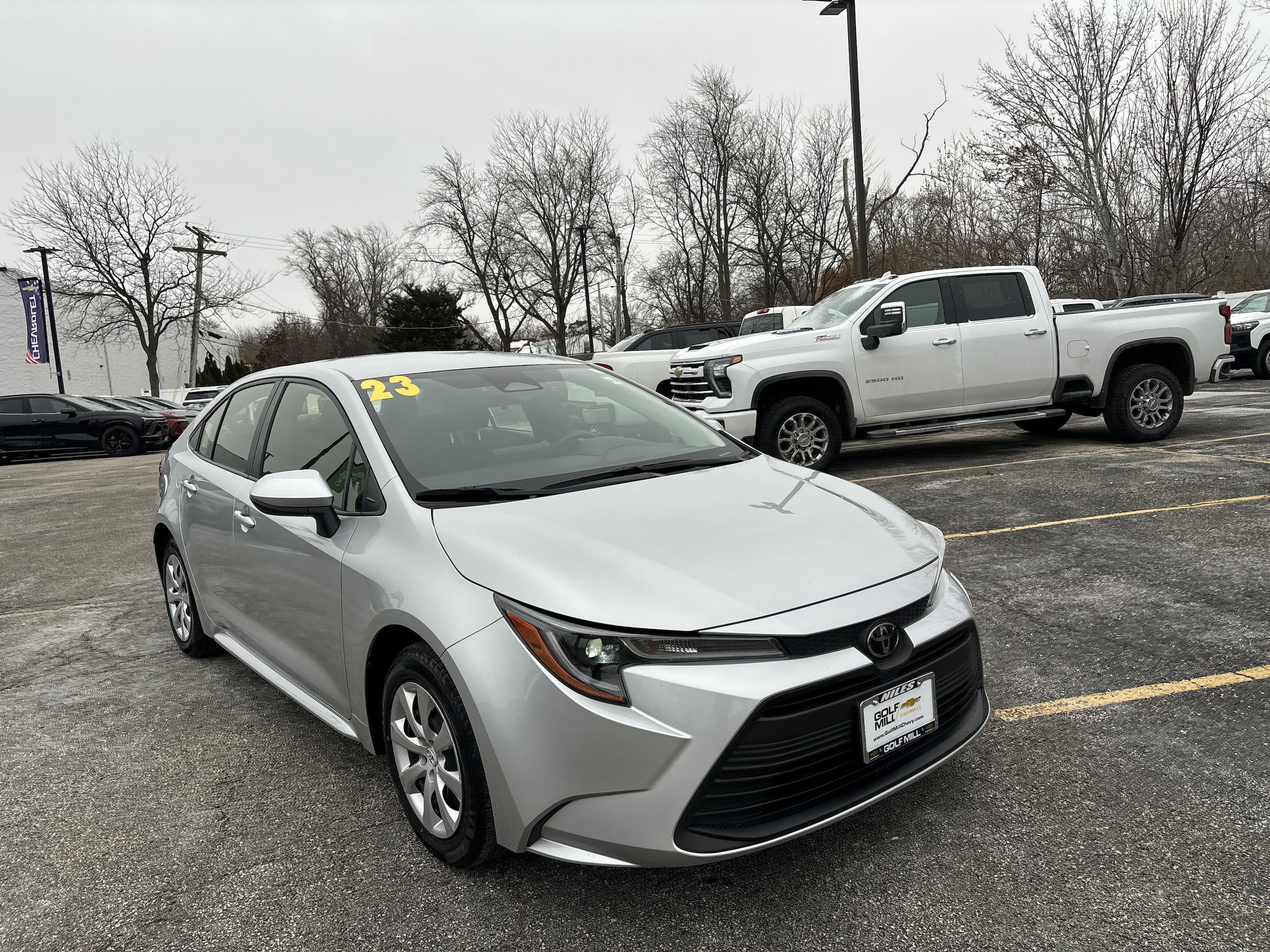 Used 2023 Toyota Corolla LE with VIN JTDB4MEE9PJ006179 for sale in Niles, IL