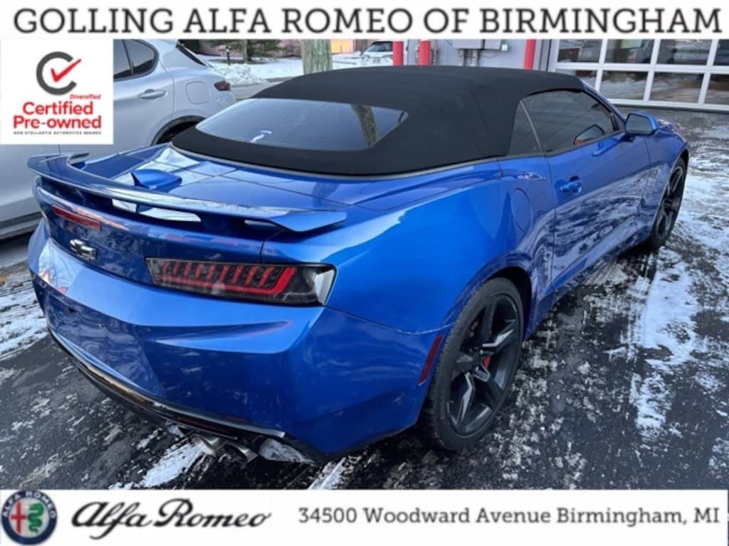 Certified 2017 Chevrolet Camaro SS Convertible