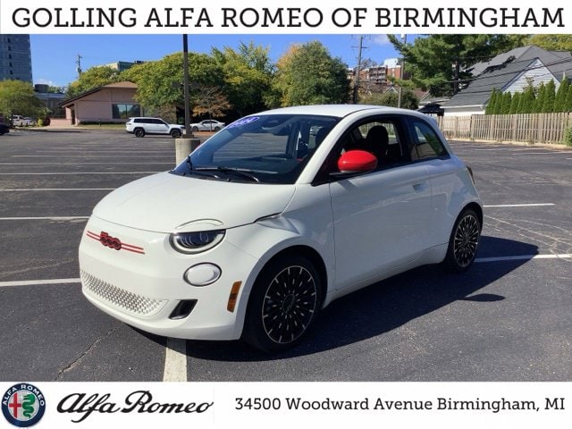 Used 2024 FIAT 500e Base with VIN ZFAFFAA47RX215807 for sale in Birmingham, MI