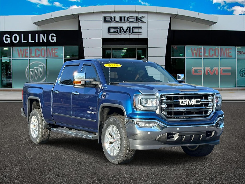 Used 2018 GMC Sierra 1500 SLT Truck Crew Cab