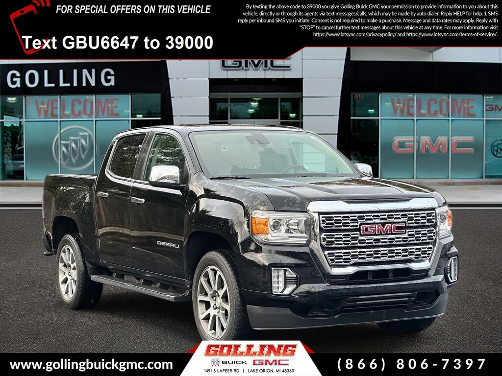 Used 2021 GMC Canyon Denali Truck Crew Cab