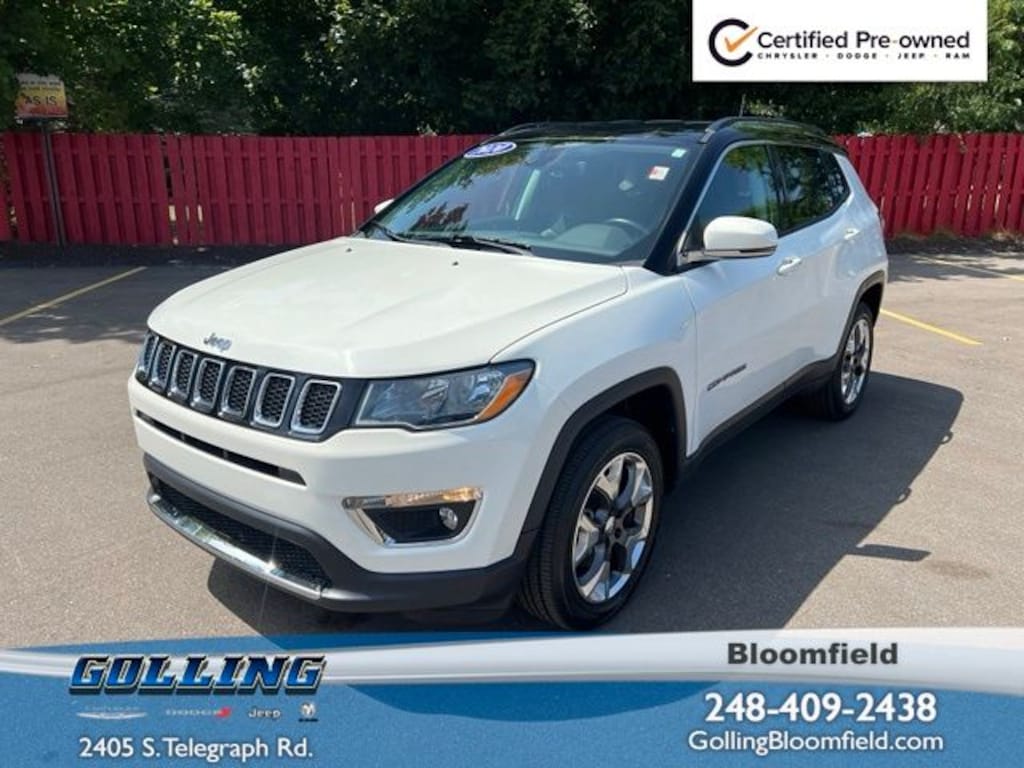 Certified 2020 Jeep Compass Limited SUV