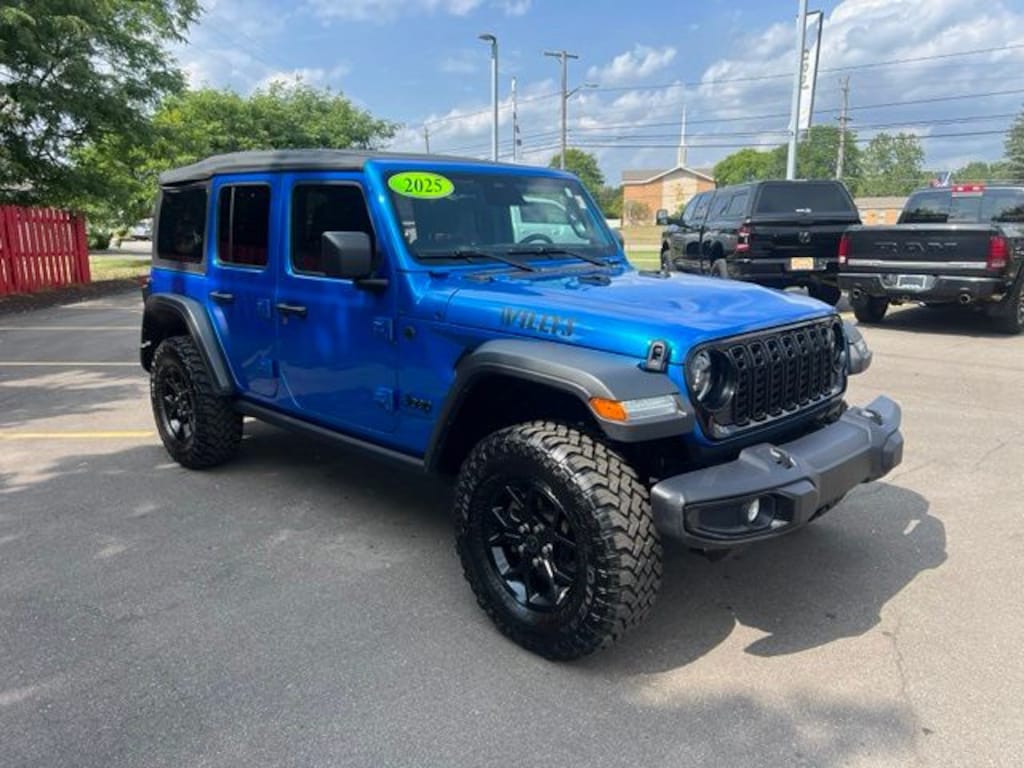 Certified 2025 Jeep Wrangler Willys SUV