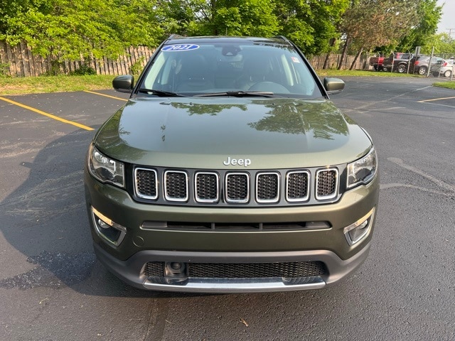 Certified 2021 Jeep Compass Limited with VIN 3C4NJDCB8MT518986 for sale in Bloomfield, MI