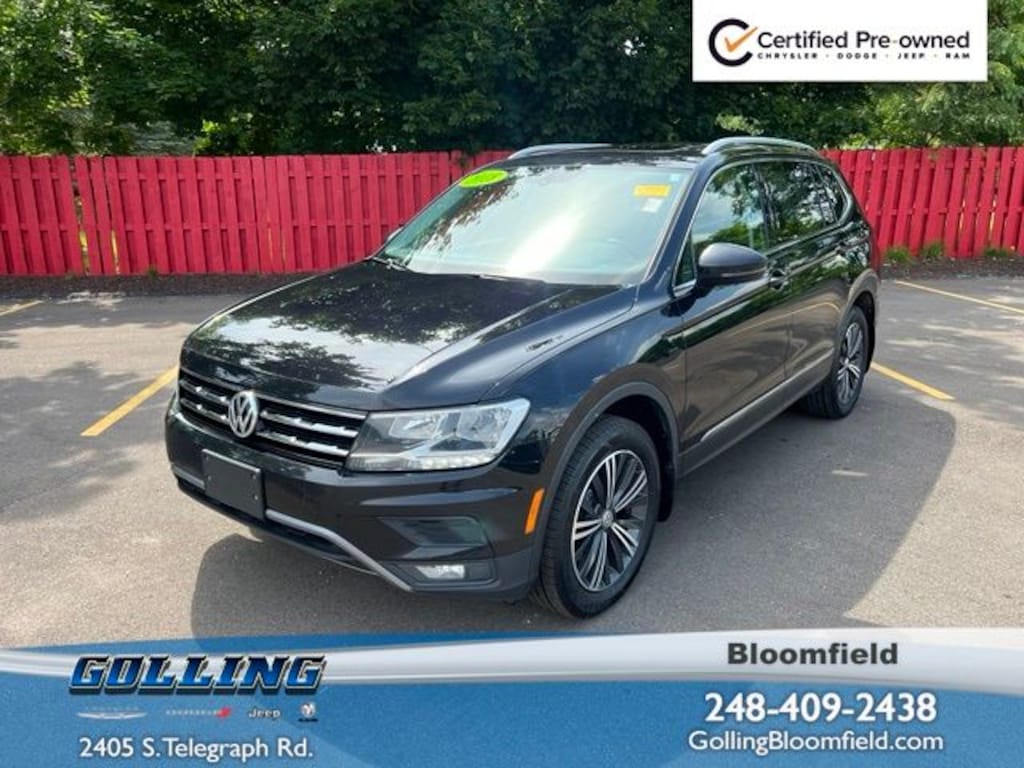 Certified 2018 Volkswagen Tiguan 2.0T SEL SUV